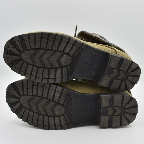 NWOT Rock & Candy by ZiGi Green Camouflage Spraypaint Boots, Women's Size 6.5 - Picture 8 of 13